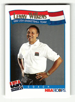 1991 NBA Hoops Base Set #586 Lenny Wilkens