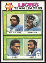 1979 Topps Base Set #357 Detroit Lions