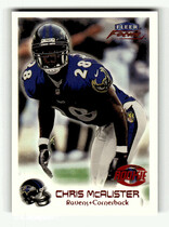 1999 Fleer Focus #108R Chris McAlister