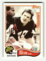 1982 Topps Base Set #6 Dan Ross