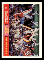 1988 Fleer Team Action #57 Super Bowl XXII