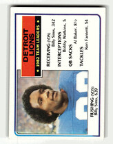1983 Topps Base Set #58 Detroit Lions