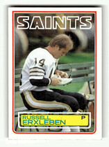 1983 Topps Base Set #112 Russell Erxleben
