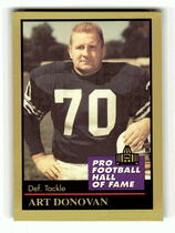 1991 ENOR Pro Football HOF #35 Art Donovan