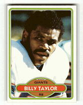 1980 Topps Base Set #309 Billy Taylor