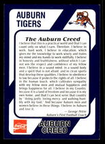 1989 Collegiate Collection Auburn Coke 580 #121 Auburn Creed