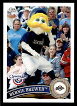 2011 Topps Opening Day Mascots #M13 Bernieer