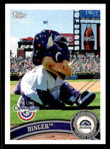 2011 Topps Opening Day Mascots #M8 Dinger