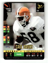 1995 Donruss Red Zone #54 Carl Banks