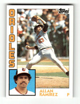1984 Topps Base Set #347 Allan Ramirez
