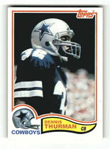 1982 Topps Base Set #326 Dennis Thurman