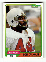 1981 Topps Base Set #7 Don Calhoun