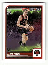 2023 Panini NBA Hoops Haunted Hoops #122 Jakob Poeltl