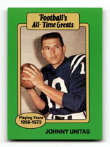 1987 Hygrade All-Time Greats #NNO Johnny Unitas