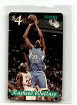 1995 Classic Rookies Phone Card $4 #5 Rasheed Wallace