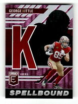 2023 Donruss Elite Spellbound Pink #35 George Kittle
