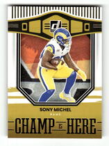 2022 Donruss Champ is Here #CIH-14 Sony Michel