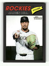 2026 Topps Heritage Dark Gray Bordered #26 Jaden Hill
