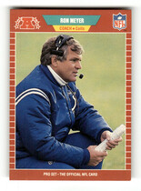1989 Pro Set Base Set #166 Ron Meyer