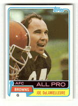 1981 Topps Base Set #170 Joe DeLamielleure