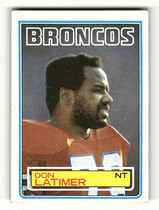 1983 Topps Base Set #265 Don Latimer