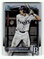 2025 Bowman Chrome Draft Refractor #BDC-7 Taitn Gray