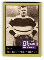 1991 ENOR Pro Football HOF #62 Pete(Fats) Henry