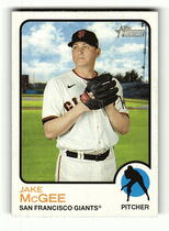 2022 Topps Heritage #293 Jake Mcgee