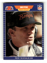 1989 Pro Set Base Set #72 Sam Wyche