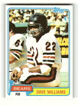 1981 Topps Base Set #193 Dave Williams