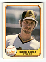 1981 Fleer Base Set #505 Dennis Kinney