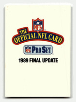 1989 Pro Set Base Set #NNO Update Header