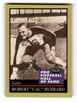 1991 ENOR Pro Football HOF #68 Cal Hubbard