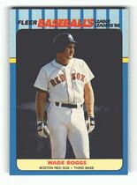 1988 Fleer League Leaders #2 Wade Boggs