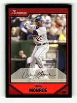 2007 Bowman Base Set #139 Craig Monroe