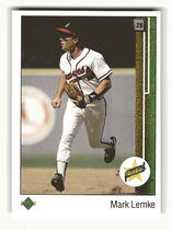 1989 Upper Deck Base Set #19 Mark Lemke