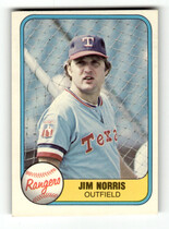 1981 Fleer Base Set #634 Jim Norris