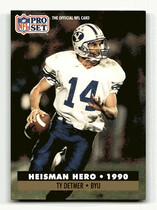 1991 Pro Set Base Set #37 Ty Detmer