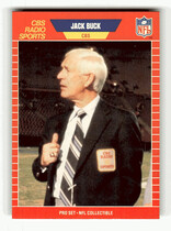 1989 Pro Set Announcers #11 Jack Buck