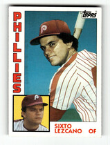 1984 Topps Base Set #185 Sixto Lezcano