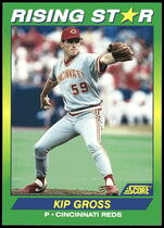 1992 Score 100 Rising Stars #92 Kip Gross