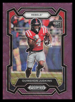2024 Panini Prizm Draft Picks Purple Wave Prizm #146 Quinshon Judkins