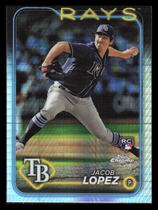 2024 Topps Chrome Prism Refractor #225 Jacob Lopez