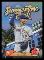 2024 Topps Chrome Summertime in the Park #SITP-2 Francisco Lindor