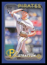 2024 Topps Update Royal Blue #US348 Hunter Stratton