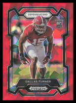 2024 Panini Prizm Draft Picks Red Ice Prizm #112 Dallas Turner