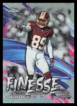 2024 Topps Chrome Finesse Refractor #F-25 Santana Moss
