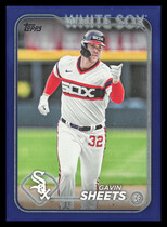 2024 Topps Royal Blue Series 2 #629 Gavin Sheets