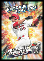 2024 Topps Home Run Challenge Code Card Unredeemed Series 2 #HRC-23 Nolan Arenado