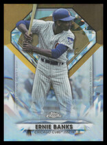 2022 Topps Chrome Update Diamond Greats #DGC-8 Ernie Banks